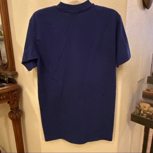 Vintage Hanes Blue Foiled Again 1991 Sailing Graphic T-Shirt Size Medium - Picture 8 of 8